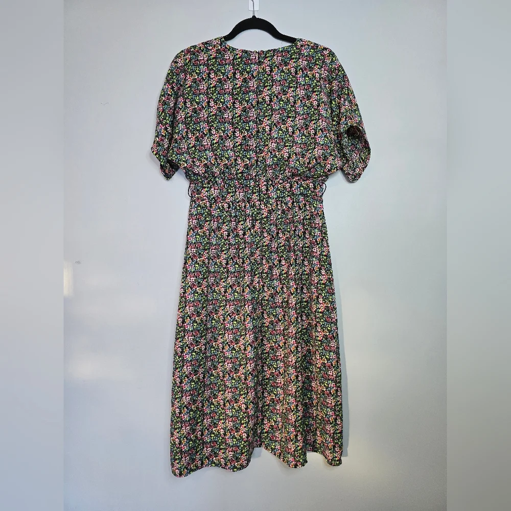 GLAMOROUS FLORAL MIDI DRESS - Picture 6 of 6